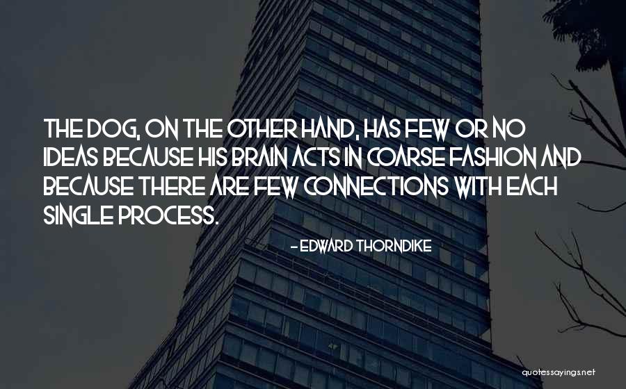Brain The Dog Quotes By Edward Thorndike Brain The Dog Quotes By Edward Thorndike
