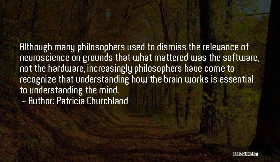 Brain Works Quotes By Patricia Churchland