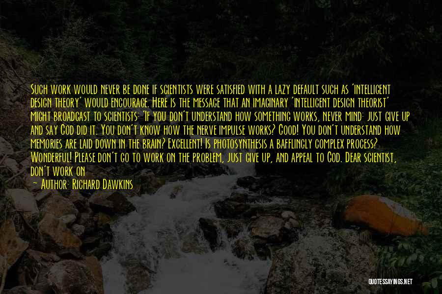 Brain Works Quotes By Richard Dawkins