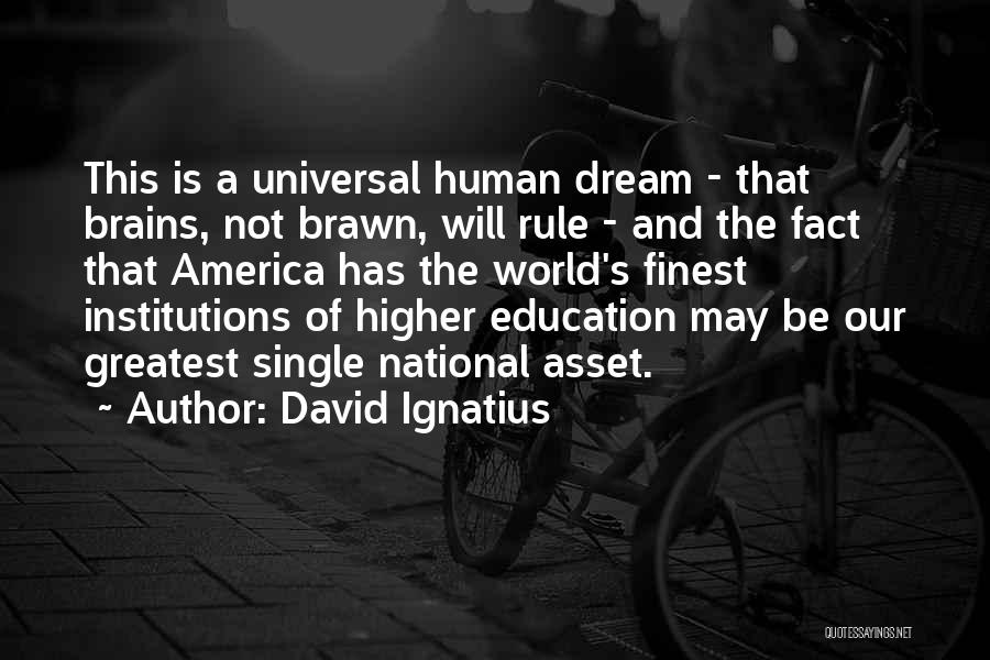 Brains Versus Brawn Quotes By David Ignatius