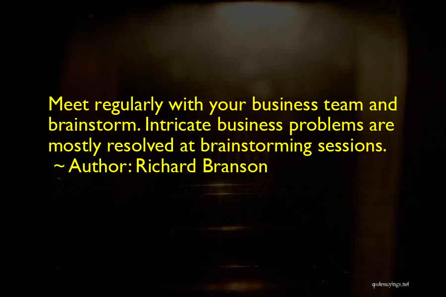 Brainstorming Quotes By Richard Branson