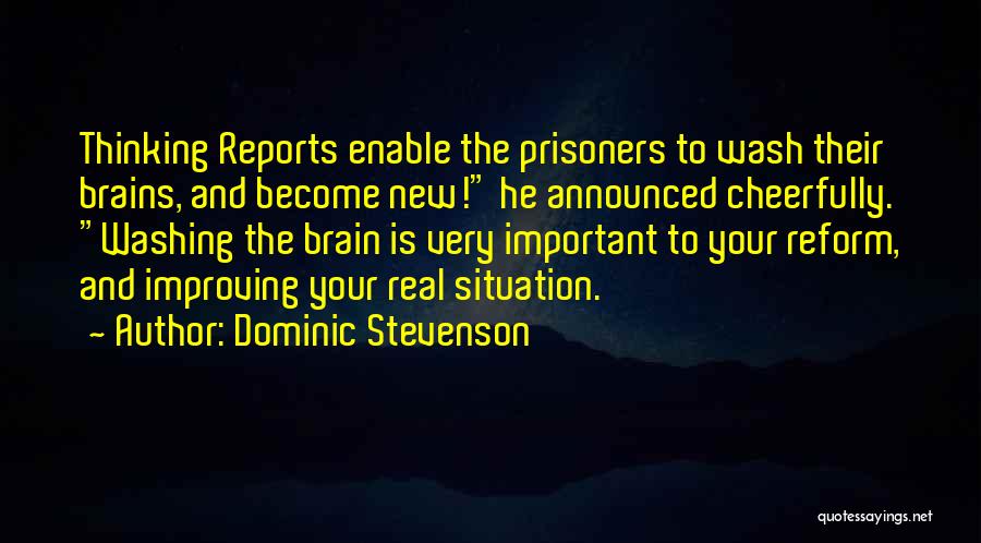 Brainwashing Quotes By Dominic Stevenson