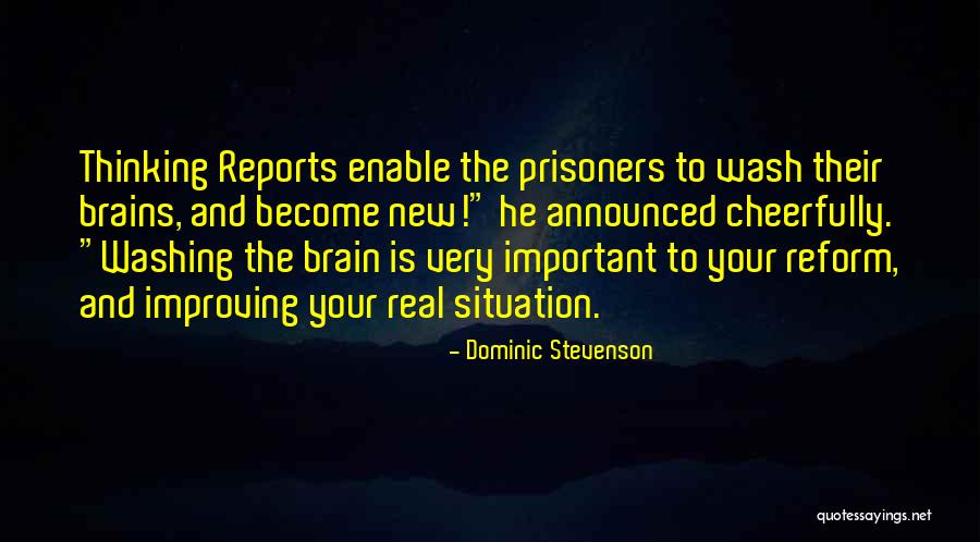 Brainwashing Quotes By Dominic Stevenson