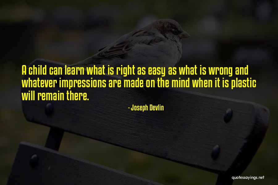 Brainwashing Quotes By Joseph Devlin