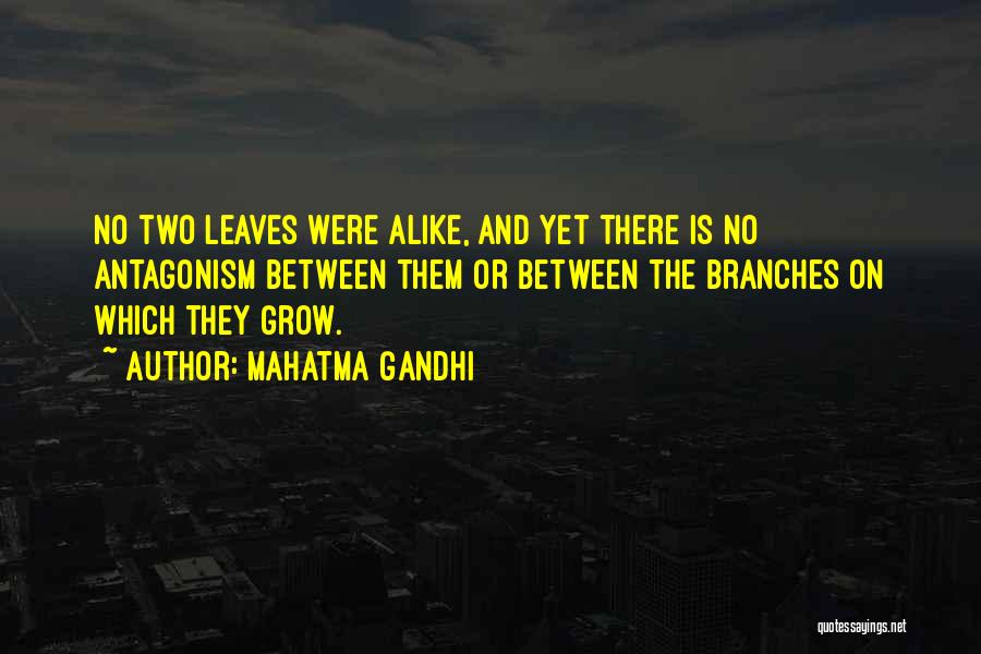 Branches And Leaves Quotes By Mahatma Gandhi