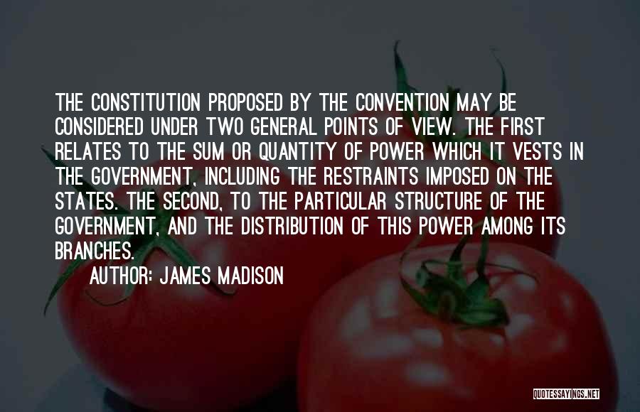 Branches Of Government Quotes By James Madison