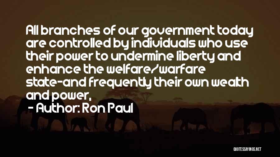 Branches Of Government Quotes By Ron Paul