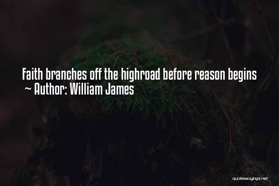 Branches Quotes By William James