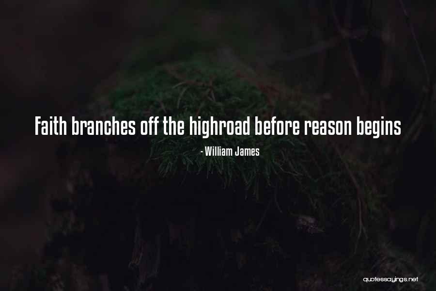 Branches Quotes By William James