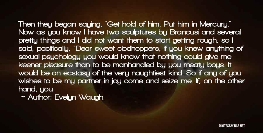 Brancusi Quotes By Evelyn Waugh