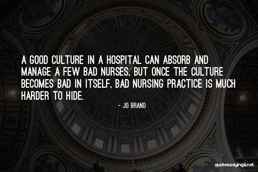 Brand Culture Quotes By Jo Brand