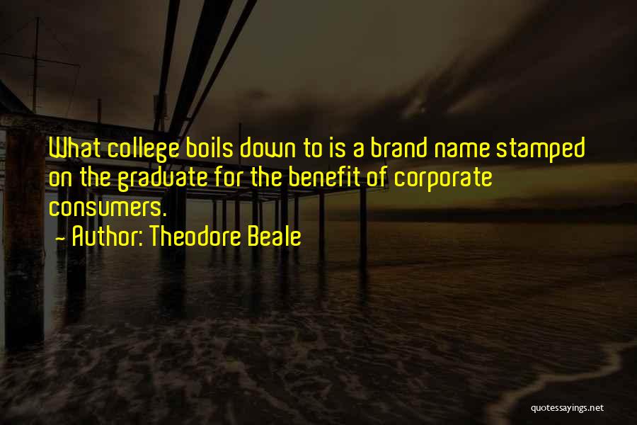 Brand Names Quotes By Theodore Beale