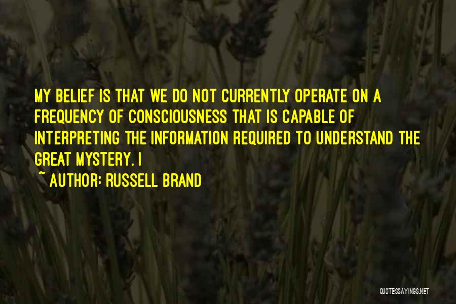 Brand Russell Quotes By Russell Brand