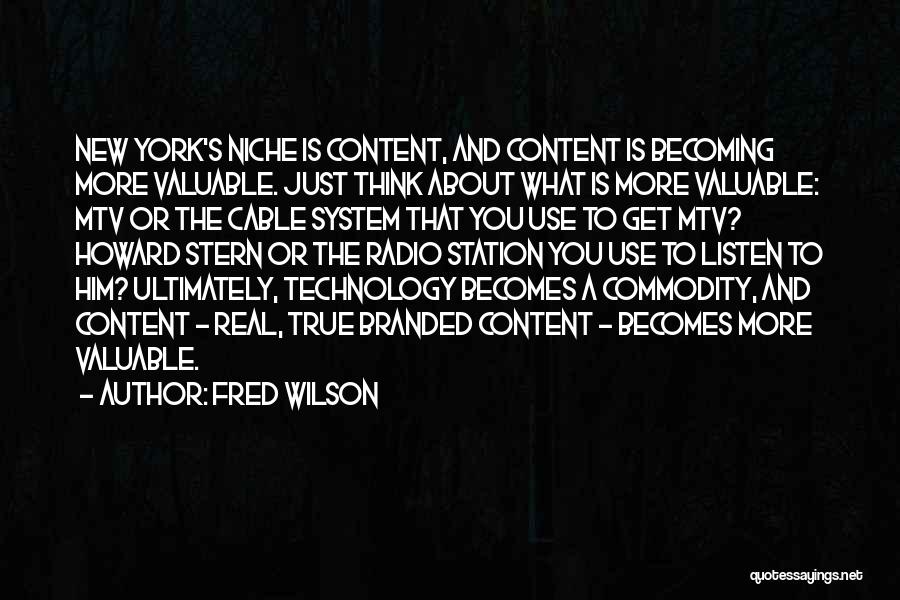 Branded Quotes By Fred Wilson