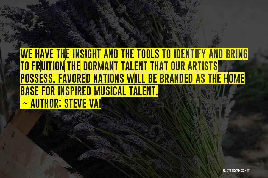 Branded Quotes By Steve Vai