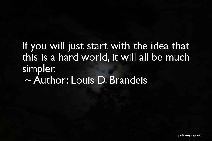 Brandeis Louis Quotes By Louis D. Brandeis