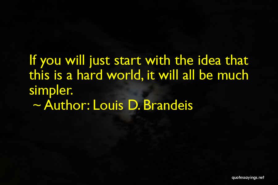 Brandeis Quotes By Louis D. Brandeis