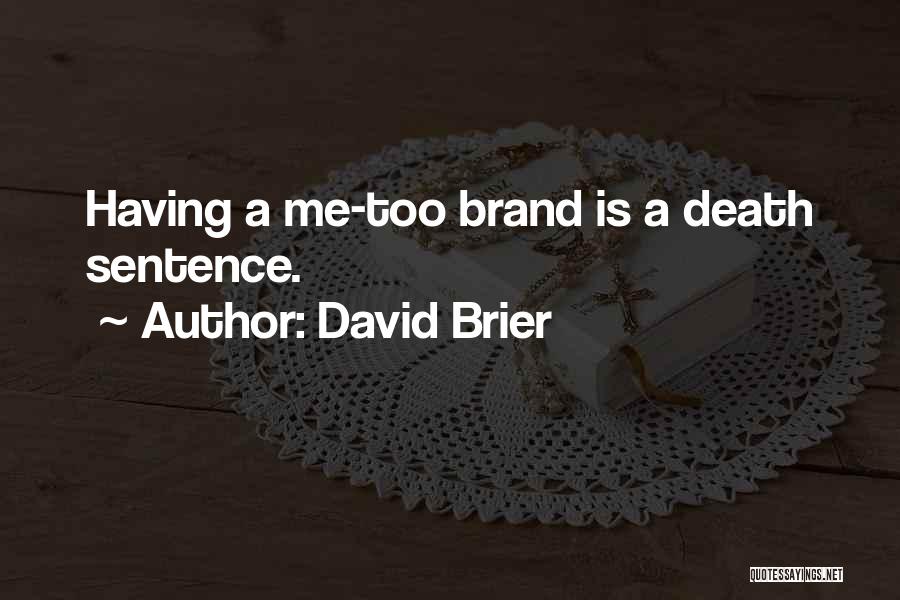 Branding Your Business Quotes By David Brier