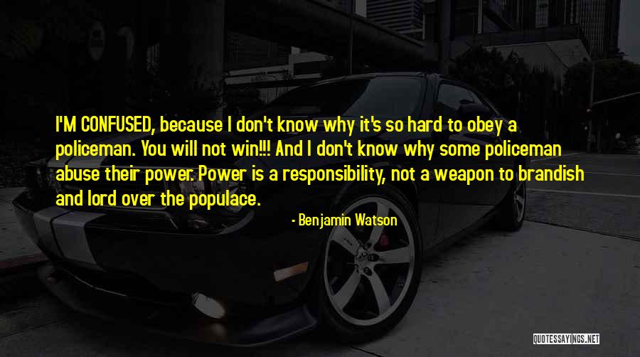Brandish Quotes By Benjamin Watson Brandish Quotes By Benjamin Watson