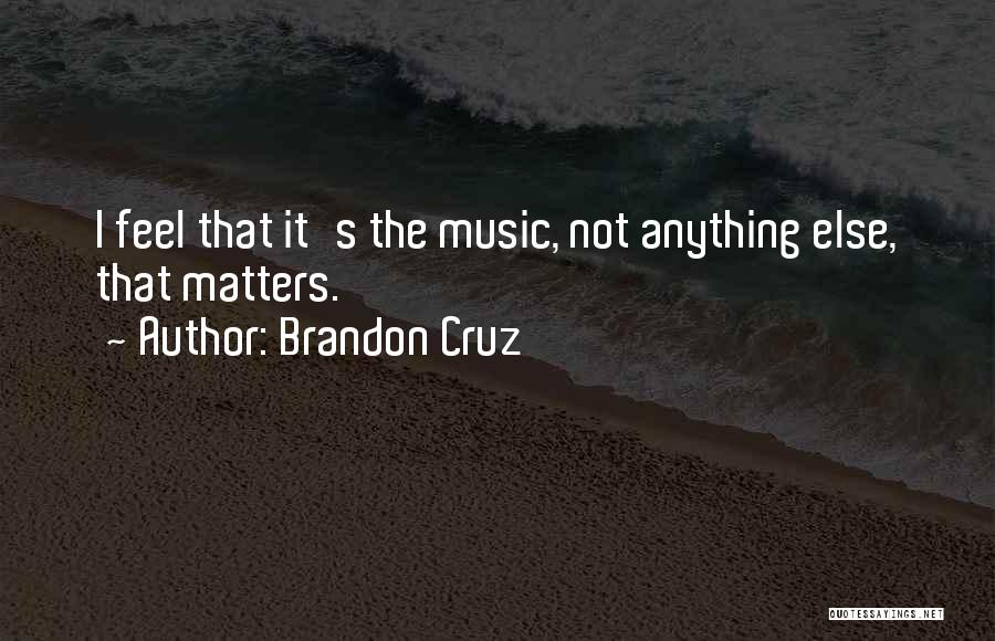 Brandon Cruz Quotes 185288