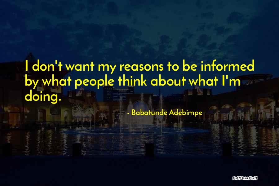 Brandon Woelfel Quotes By Babatunde Adebimpe Brandon Woelfel Quotes By Babatunde Adebimpe