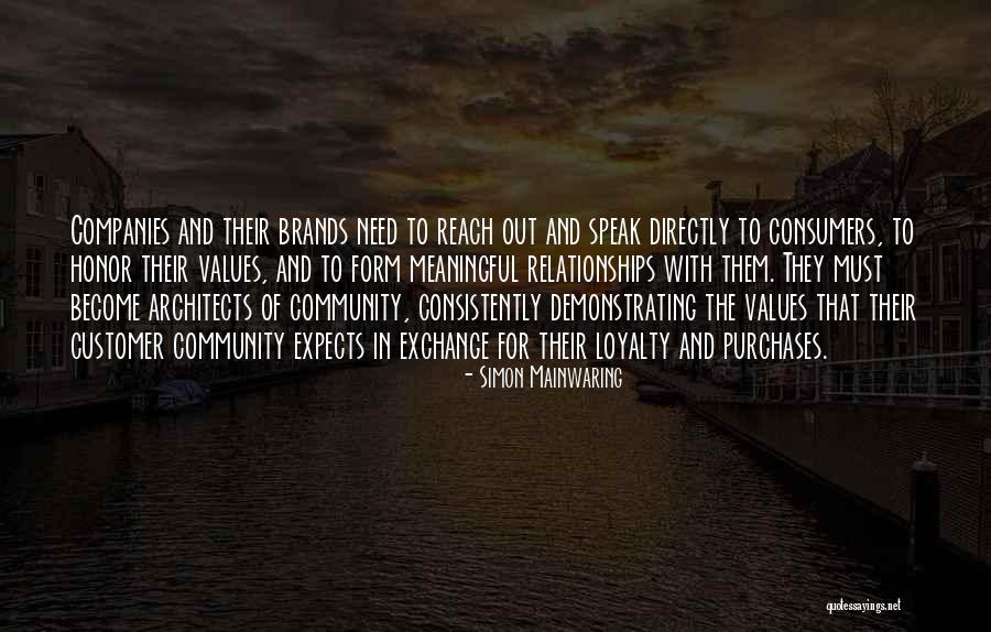 Brands And Their Quotes By Simon Mainwaring Brands And Their Quotes By Simon Mainwaring