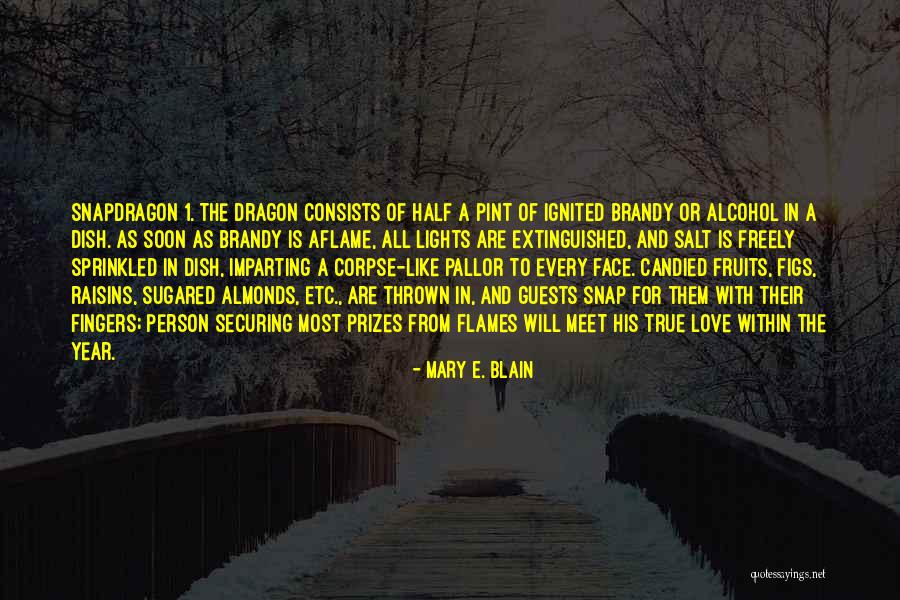 Brandy Alcohol Quotes By Mary E. Blain Brandy Alcohol Quotes By Mary E. Blain