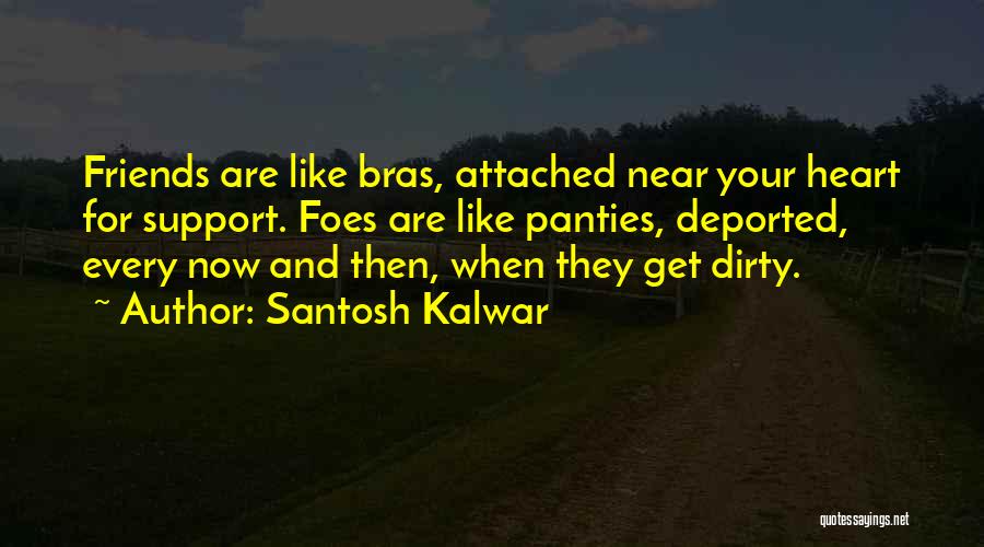 Bras And Friends Quotes By Santosh Kalwar