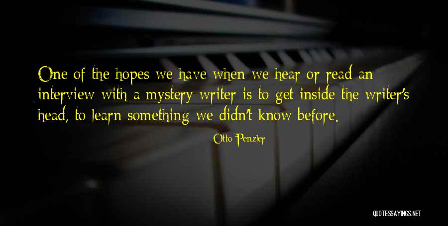 Brassens Mourir Quotes By Otto Penzler Brassens Mourir Quotes By Otto Penzler