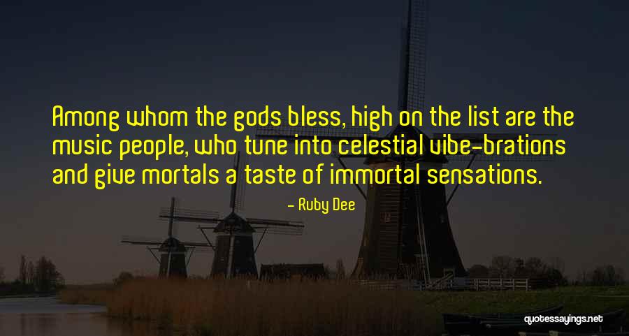 Brations Quotes By Ruby Dee Brations Quotes By Ruby Dee