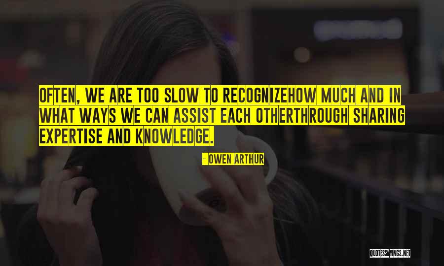 Braulio Estima Quotes By Owen Arthur Braulio Estima Quotes By Owen Arthur