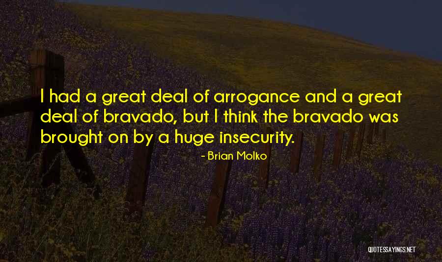 Bravado Quotes By Brian Molko Bravado Quotes By Brian Molko