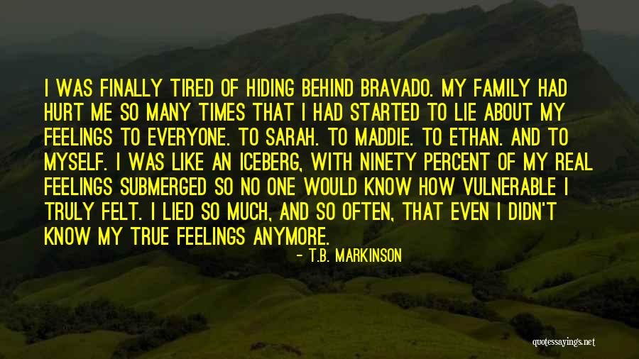 Bravado Quotes By T.B. Markinson