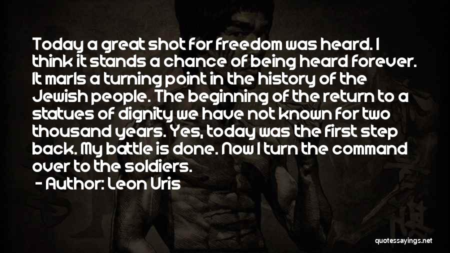 Bravery In Battle Quotes By Leon Uris