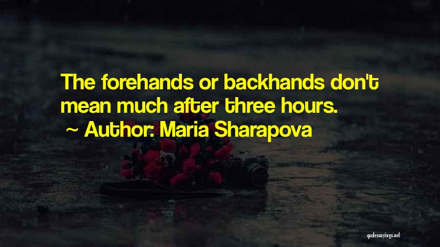 Brazi De Vanzare Quotes By Maria Sharapova