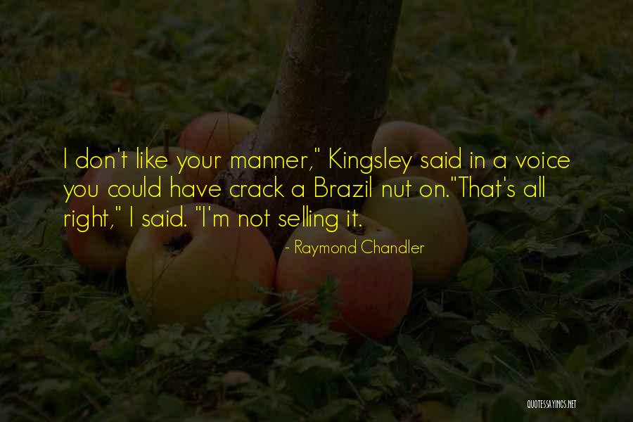 Brazil Quotes By Raymond Chandler