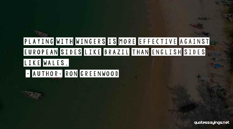 Brazil Quotes By Ron Greenwood