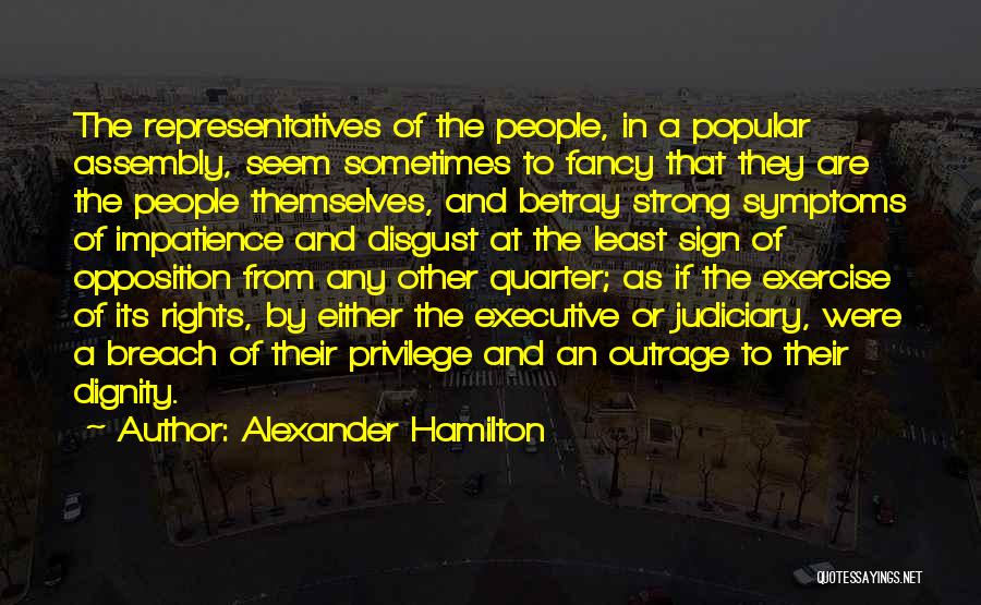 Breach Quotes By Alexander Hamilton