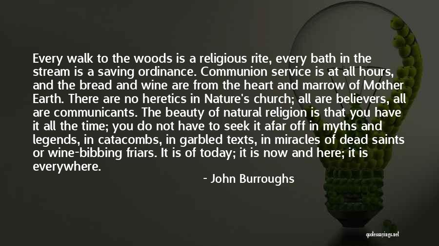 Bread And Wine Quotes By John Burroughs