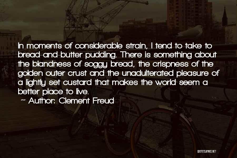 Bread Pudding Quotes By Clement Freud