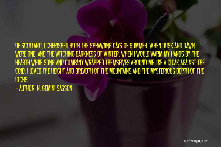 Breadth And Depth Quotes By N. Gemini Sasson