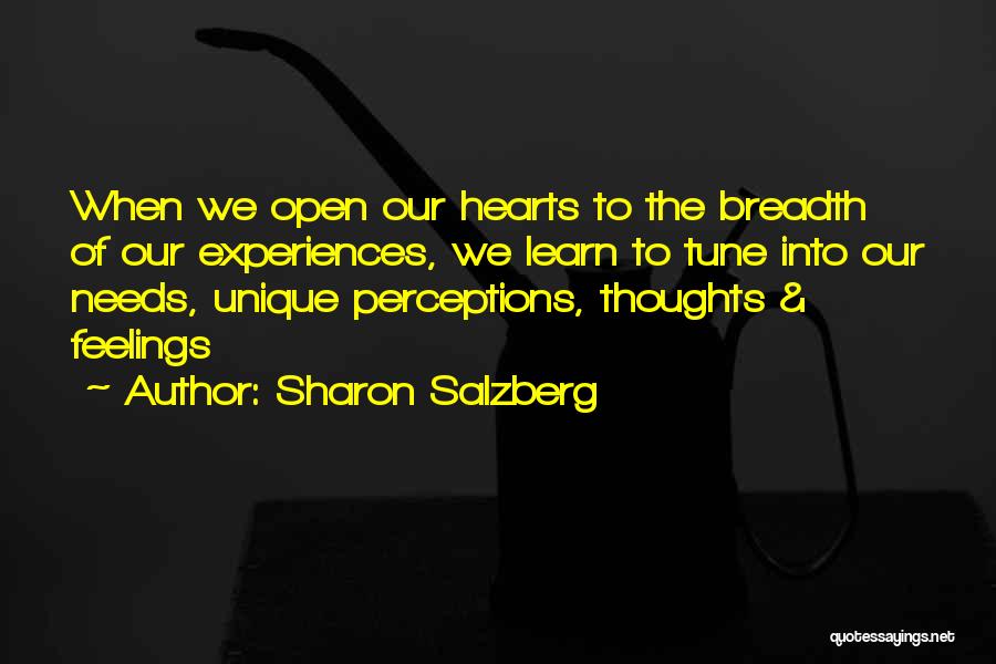 Breadth Quotes By Sharon Salzberg