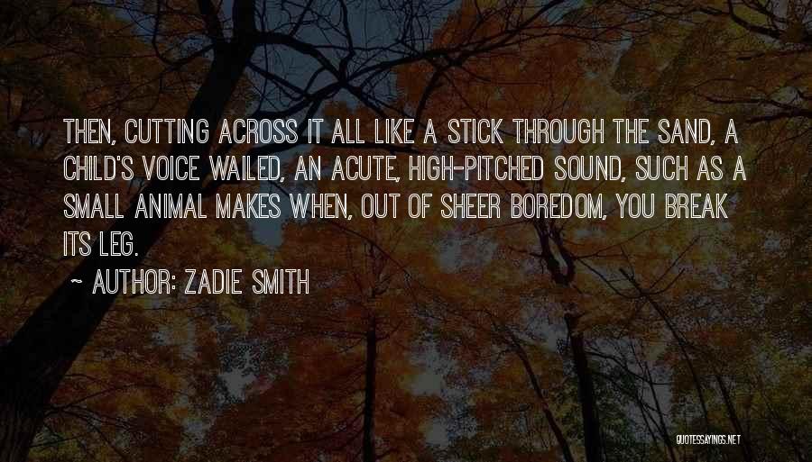Break A Leg Quotes By Zadie Smith
