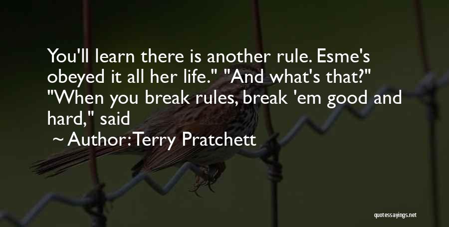 Break All Rules Quotes By Terry Pratchett