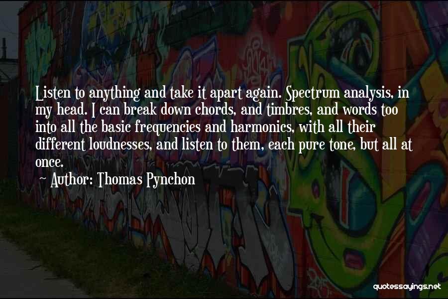Break Even Analysis Quotes By Thomas Pynchon