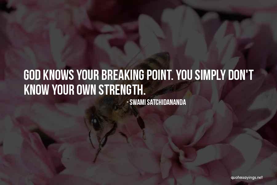 Break Even Point Quotes By Swami Satchidananda