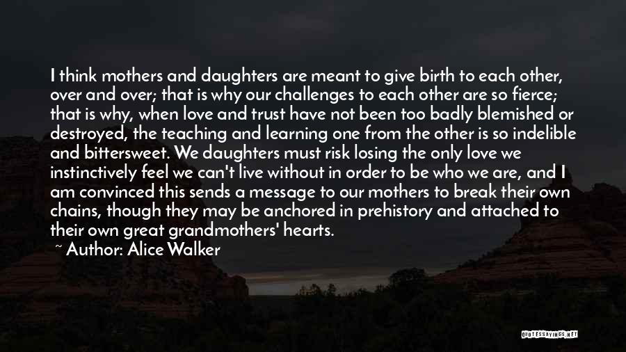 Break From Love Quotes By Alice Walker