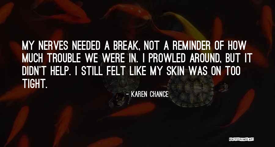 Break Needed Quotes By Karen Chance