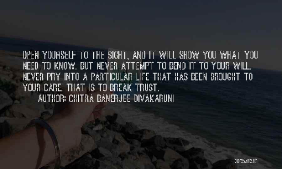 Break Trust Quotes By Chitra Banerjee Divakaruni