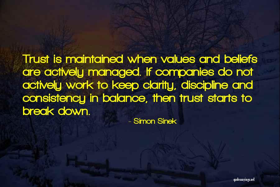 Break Trust Quotes By Simon Sinek